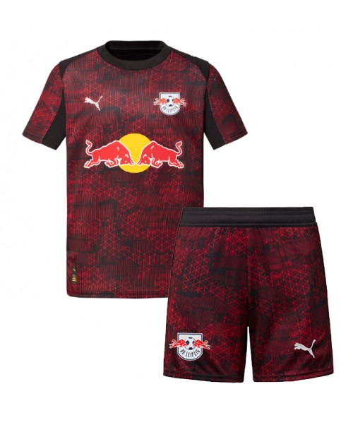 Günstige RB Leipzig David Raum #22 3rd trikot Kinder 2025-26 Kurzarm (+ Kurze Hosen)
